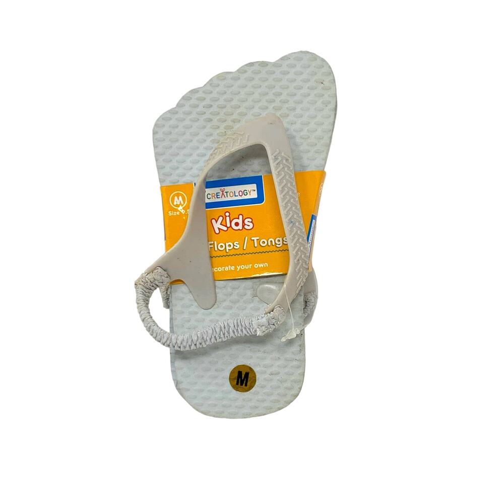 NWT Creatology Gray Flip Flops‎ Tongs Size Medium 9.5